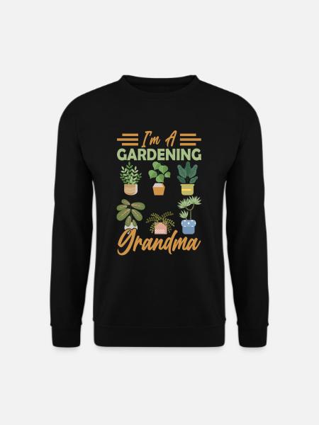 Ich Bin Eine Gärtnernde Oma Garten Großmutter - Unisex Pullover - Schwarz