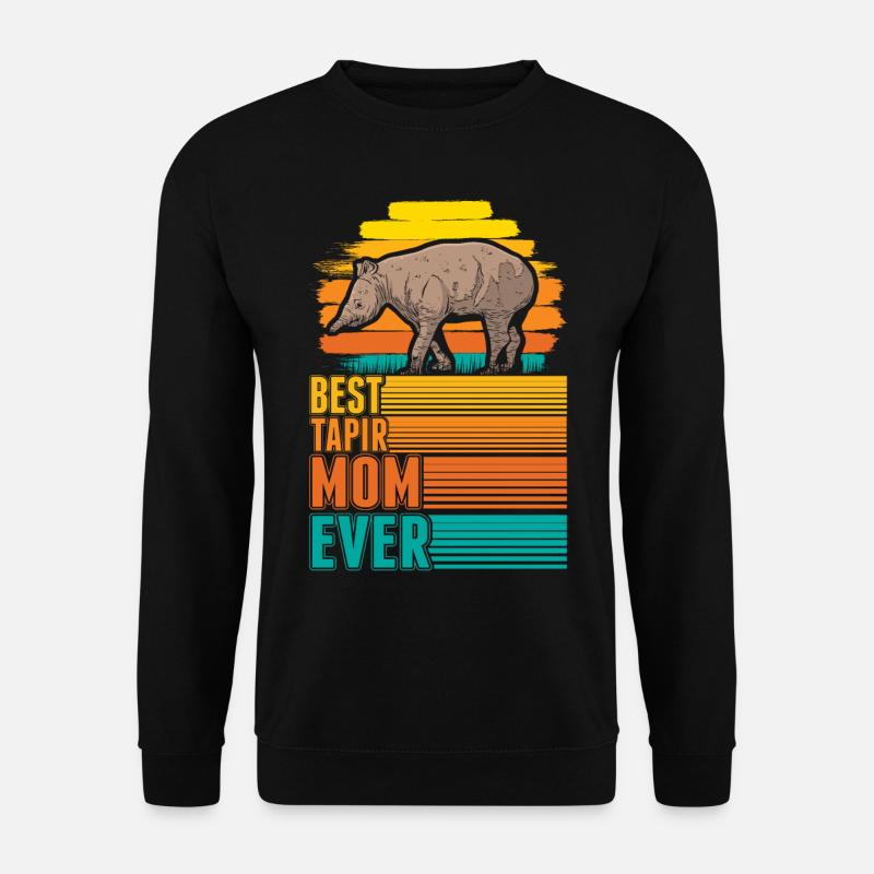 Best Tapir Mom Ever - Unisex Sweatshirt - black