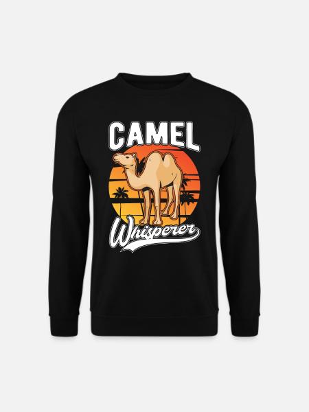 Kamelflüsterer Kamel Flüsterer Großkamel - Unisex Pullover - Schwarz