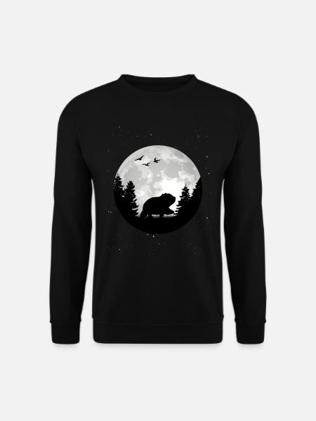Wombat Moon - Unisex Sweatshirt - black