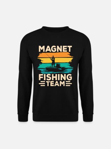 Magnet Fishing Team Magnetfischen Magnetfischer - Unisex Pullover - Schwarz