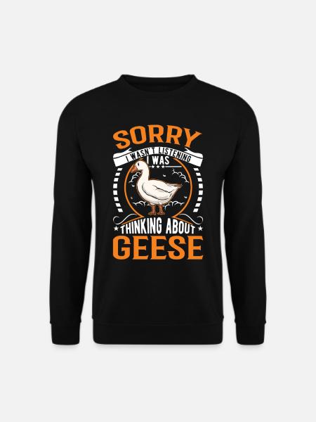 Geese Gift Goose Farmer Goose Goose - Unisex Sweatshirt - black