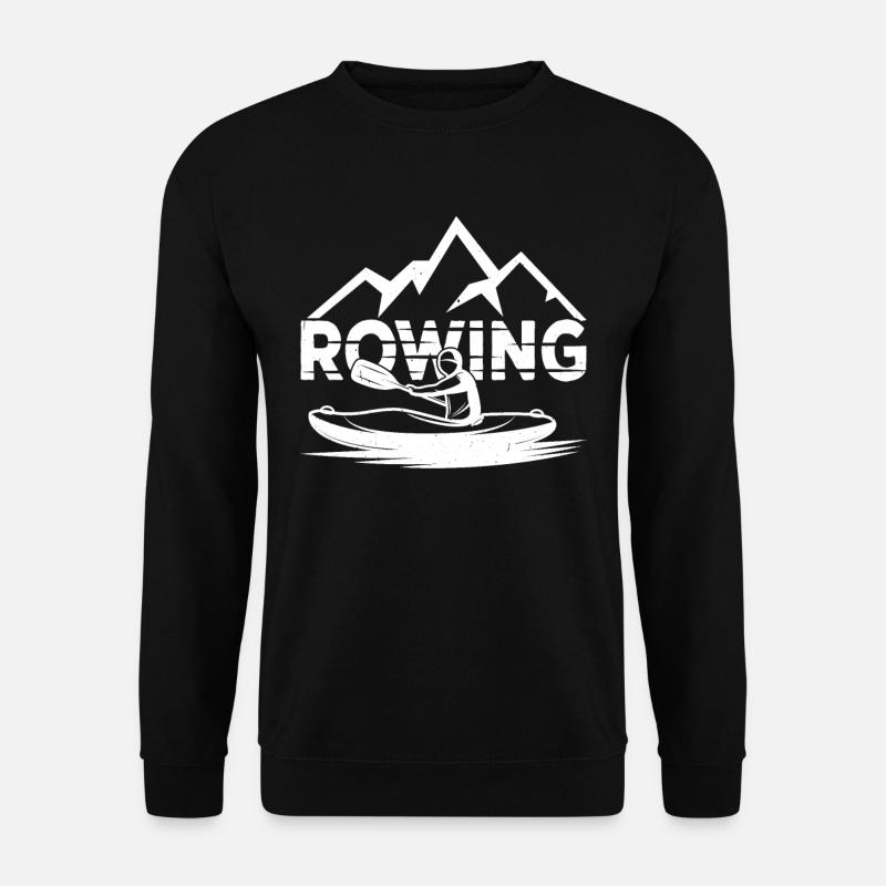 Rudern Rudersport Ruderboot Ruderer Ruder - Unisex Pullover - Schwarz
