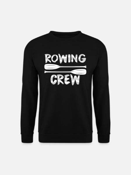 Rudermannschaft Ruderer Rudern Ruder Ruderboot - Unisex Pullover - Schwarz