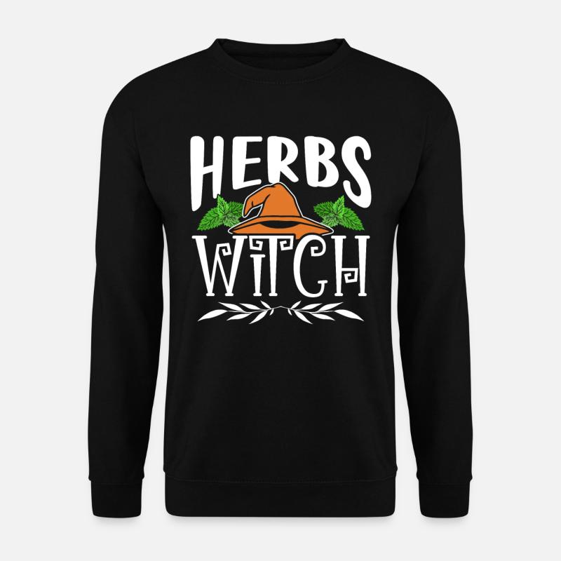 Kräuterhexe Kräutergarten Kräuter Kraut - Unisex Pullover - Schwarz