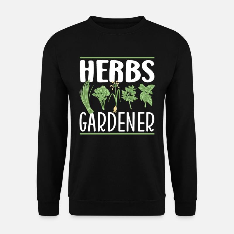 Herb Jardinier Herbe Herbe - Sweat-shirt Unisexe - noir