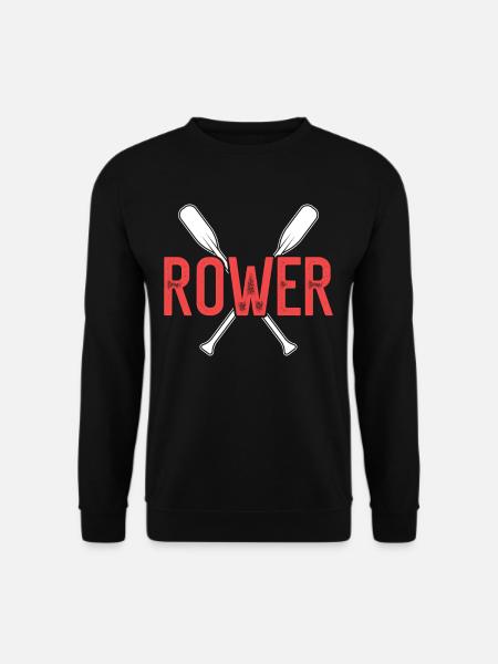 Ruderer Ruderboot Ruder Rudern Rudersport - Unisex Pullover - Schwarz