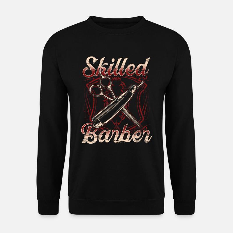 Barbier formé Barbier Barbier Barbier - Sweat-shirt Unisexe - noir