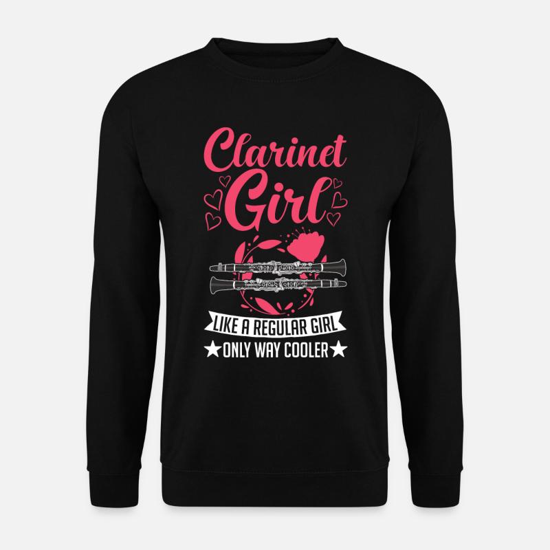 Clarinette Clarinettiste - Sweat-shirt Unisexe - noir