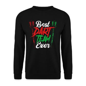 Best darts team of all time darts darts - Unisex Sweatshirt - black - Front - Alina (178cm) & Michal (187cm)