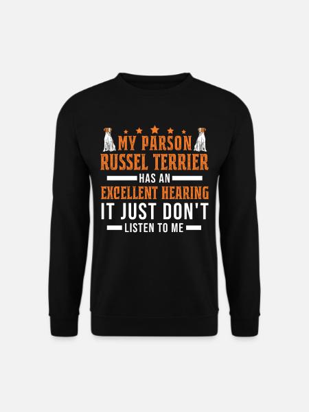 Parson Russell Terrier Geschenk - Unisex Pullover - Schwarz