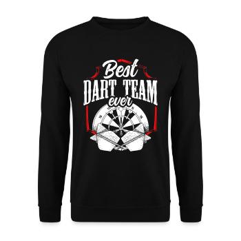 Meilleure équipe de fléchettes de tous les temps Darts Darts - Sweat-shirt Unisexe - noir - Devant - Alina (178cm) & Michal (187cm)