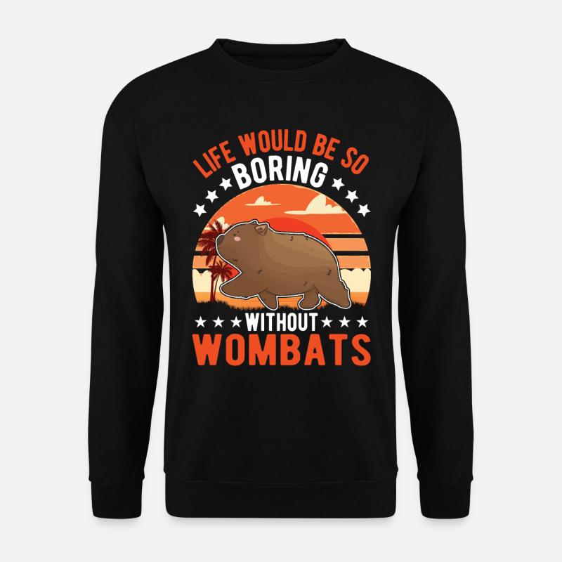 Australian Wombat - Unisex Sweatshirt - black