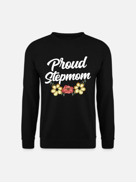 Stolze Stiefmutter Pflegemutter Kind Ziehmutter - Unisex Pullover - Schwarz
