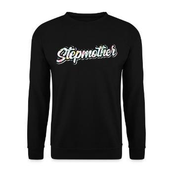 Stepmother Foster Mother Foster Mother Stepmother - Unisex Sweatshirt - black - Front - Alina (178cm) & Michal (187cm)
