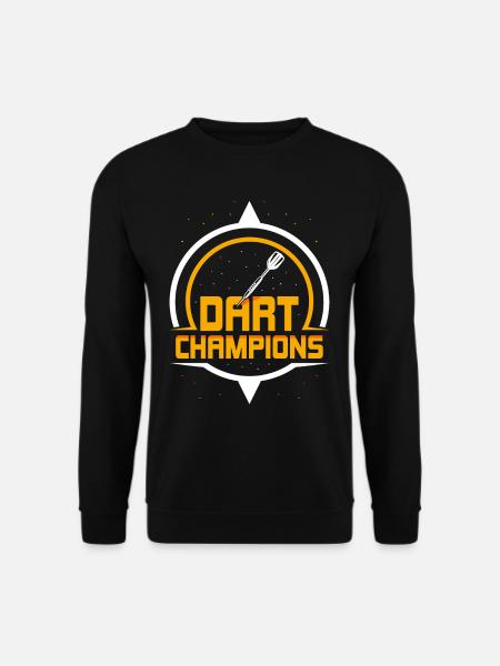 Dart Champions Darts Dartverein Team - Unisex Pullover - Schwarz
