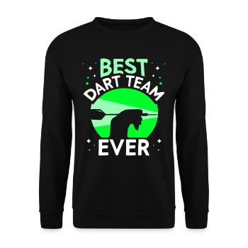 Meilleure équipe de fléchettes de tous les temps Darts Darts - Sweat-shirt Unisexe - noir - Devant - Alina (178cm) & Michal (187cm)