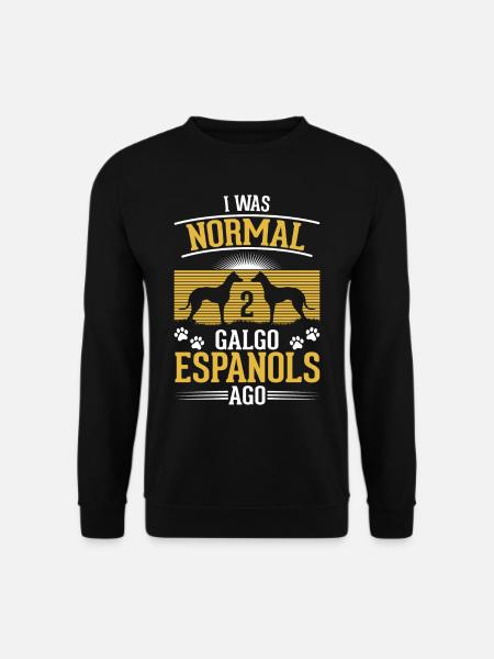 Galgo Espanol 2 Spanische Windhunde Galgo - Unisex Pullover - Schwarz