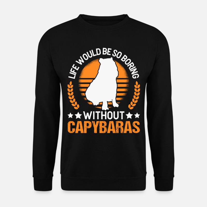 Capybara Gift Capibara capybara - Unisex Sweatshirt - black