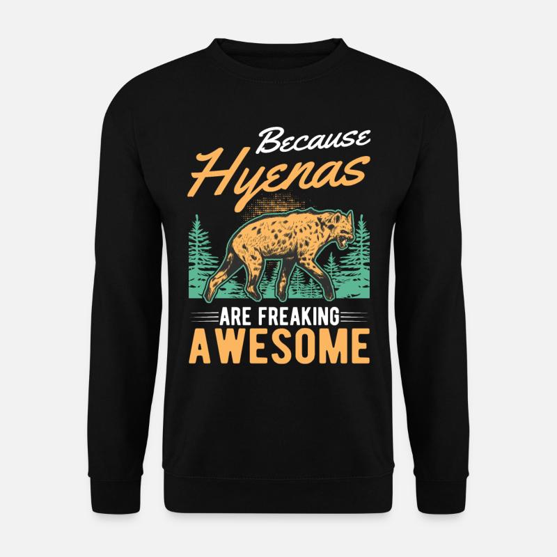 Hyena Gift Aardwolf Hyena - Unisex Sweatshirt - black