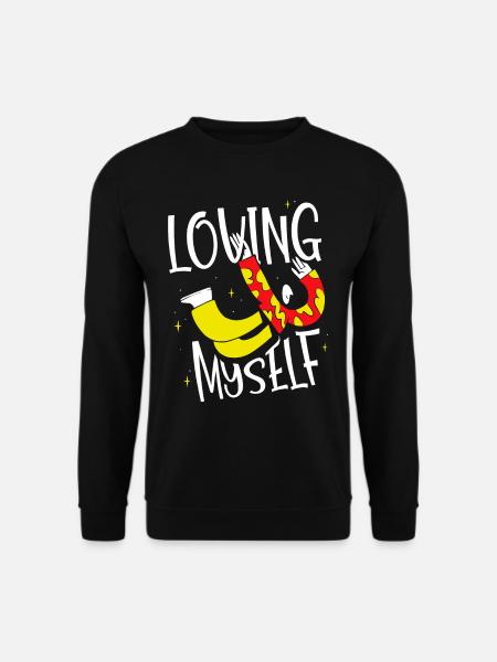 I love myself self-love self-love sweet - Unisex Sweatshirt - black