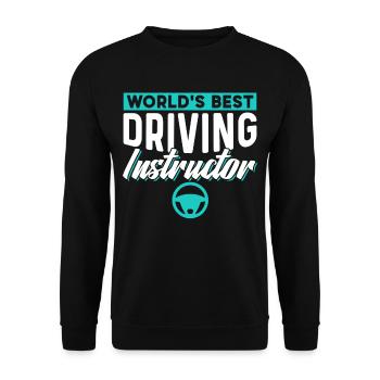 Le meilleur moniteur de conduite au monde - Sweat-shirt Unisexe - noir - Devant - Alina (178cm) & Michal (187cm)