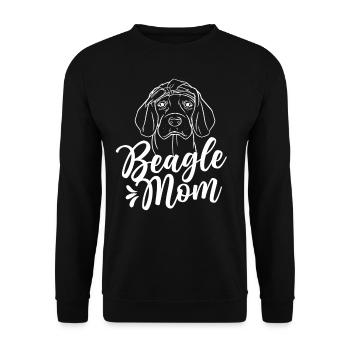 Beagle Mama Puppy Lover Beagles Dog - Sweat-shirt Unisexe - noir - Devant - Alina (178cm) & Michal (187cm)
