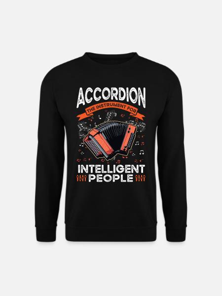 Accordéoniste accordéon - Sweat-shirt Unisexe - noir