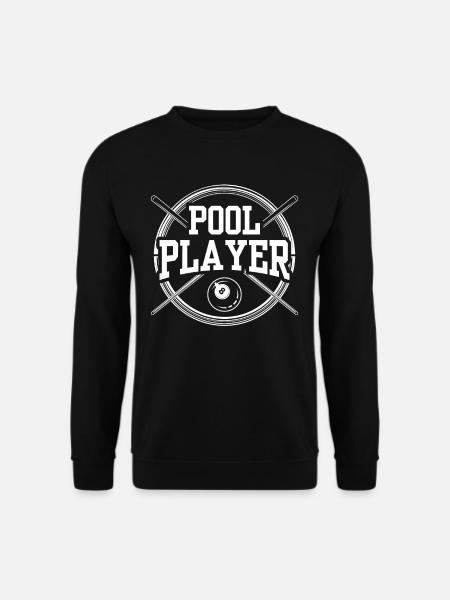 Pool Player Billiard Billiard Lovers - Unisex Sweatshirt - black