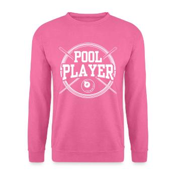 Pool Spieler Billiard Billard Liebhaber - Unisex Pullover - Pink - Vorne