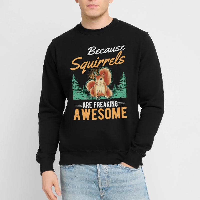 Squirrel Gift Squirrel Grey Squirrel Unisex Sweatshirt