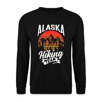 Alaska Hiking Team Randonnée Randonnée Hiker - Sweat-shirt Unisexe - noir - Devant - Alina (178cm) & Michal (187cm)