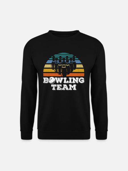 Bowling Team Hobby Bowler Mannschaft - Unisex Sweatshirt - black