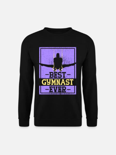 Bester Turner Aller Zeiten Gymnast Gymnastik - Unisex Pullover - Schwarz