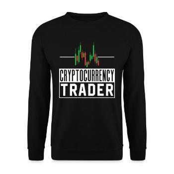 Cryptocurrency Trader Crypto Crypto - Sweat-shirt Unisexe - noir - Devant - Alina (178cm) & Michal (187cm)