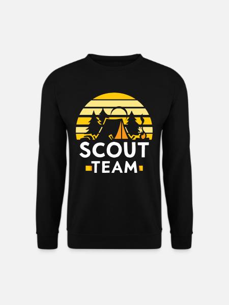 Scouts Team Clan Camp Pfadfinden - Unisex Sweatshirt - black