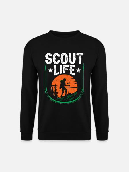 Camp de clan scout de la vie scoute des scouts - Sweat-shirt Unisexe - noir