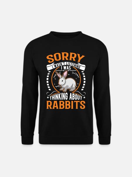 Lapin lapin lapin lapin - Sweat-shirt Unisexe - noir