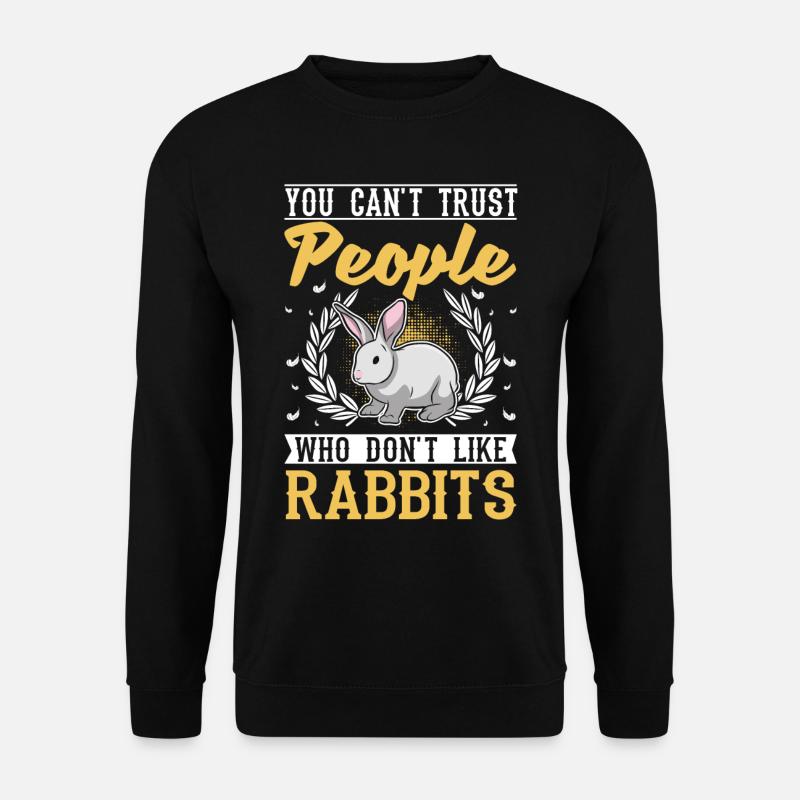 Lapin lapin lapin lapin - Sweat-shirt Unisexe - noir