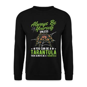 Soyez toujours vous-même Tarantula Tarantel - Sweat-shirt Unisexe - noir - Devant - Alina (178cm) & Michal (187cm)