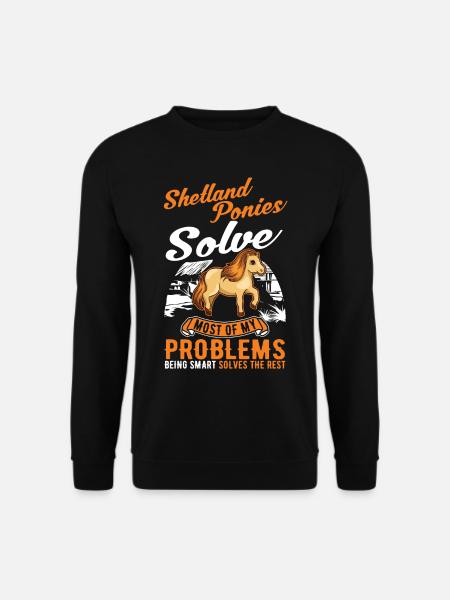 Shetland Pony Cadeau Shetty - Sweat-shirt Unisexe - noir