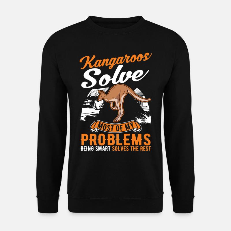Kangaroo Australia Kangaroo - Unisex Sweatshirt - black