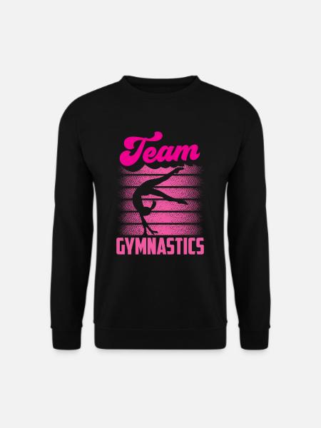 Team Gymnastik Gymnast Turnen Turner Liebhaber - Unisex Pullover - Schwarz