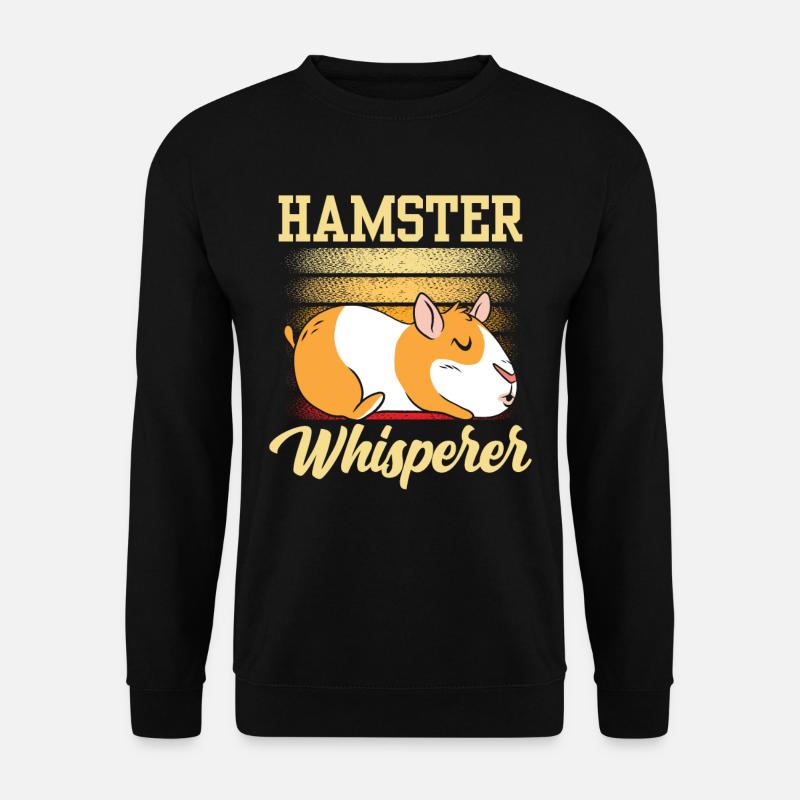 Hamster Whisperer Propriétaire Mignon Pet - Sweat-shirt Unisexe - noir