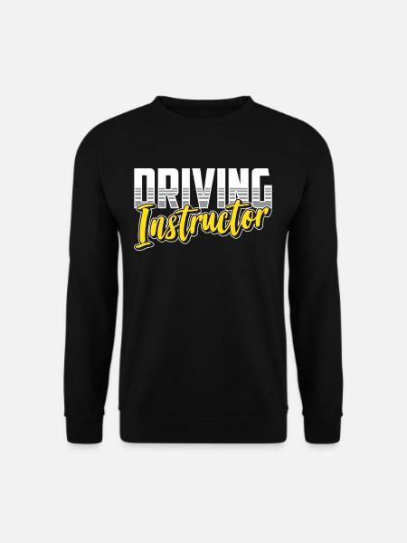 Driving instructor Learner driving school driving lesson - Unisex Sweatshirt - black