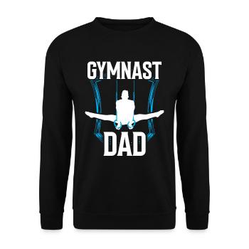 Gymnaste père gymnaste amoureux gymnastique gymnastique gymnastique - Sweat-shirt Unisexe - noir - Devant - Alina (178cm) & Michal (187cm)