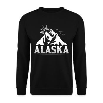 Alaska Randonneurs Randonnée Randonnée Nature - Sweat-shirt Unisexe - noir - Devant - Alina (178cm) & Michal (187cm)