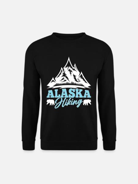 Alaska Hiking Nature Hikers - Unisex Sweatshirt - black