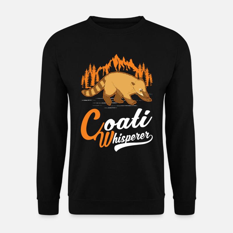 Coati Whisperer Proboscis Coati - Unisex Sweatshirt - black