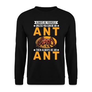 Ants Ant Farm Antshills Fire ants - Unisex Sweatshirt - black - Front - Alina (178cm) & Michal (187cm)